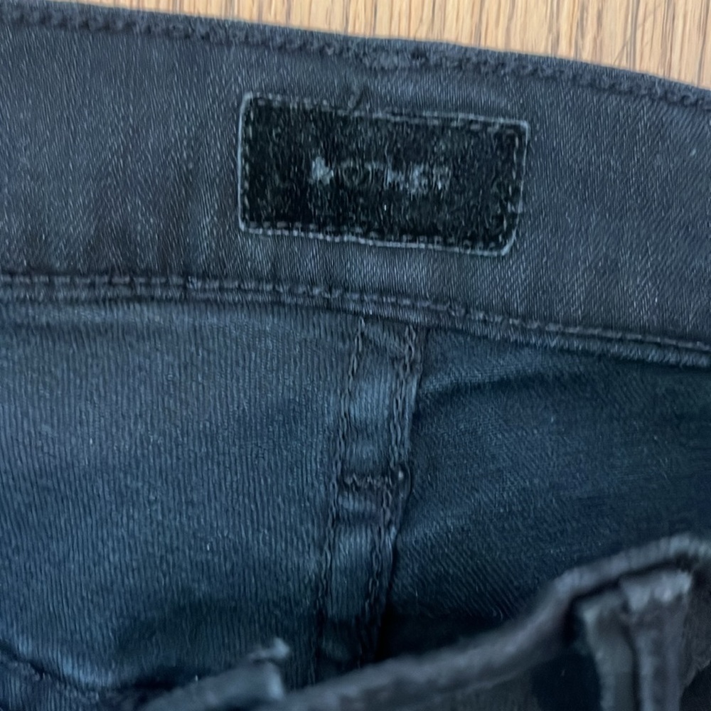 MOTHER The Mid Rise Dazzler Ankle Jeans Not Guilty Black Size 30 - Picture 6 of 9
